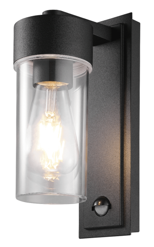 Kosnic Alpine Sensor Cylindrical Wall Lantern E27