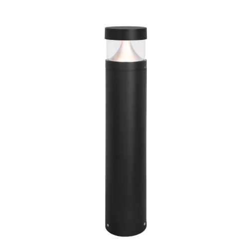 Kosnic Arden II Aluminium Bollard 120x1015mm 20W CCT Switch Black