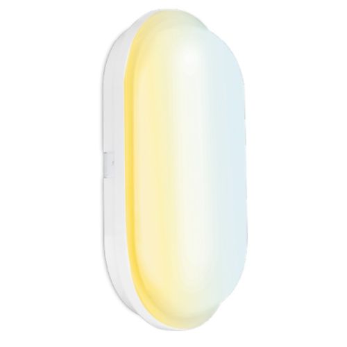 Aurora Utilite™ 15W Oval Utility Bulkhead White Switchable CCT IP65