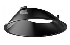 Kosnic Avalon, Circular housing adjustable cut-out 75mm Black