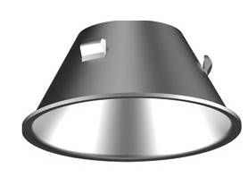 Kosnic Avalon, Circular housing, adjustable, Cut-out 110mm, Chrome