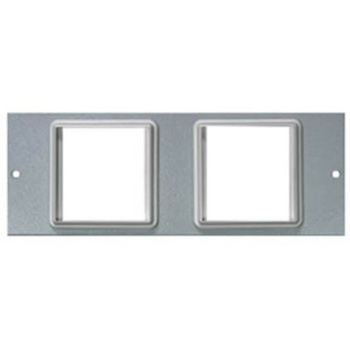 4 Compartment Euro Module Plate by Meteor Electrical 