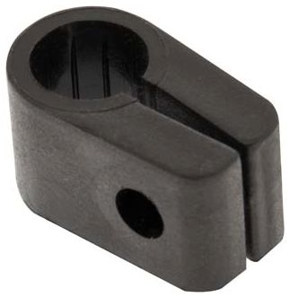 Black Cable Cleats 12.7mm (Pack of 100) by Meteor Electrical