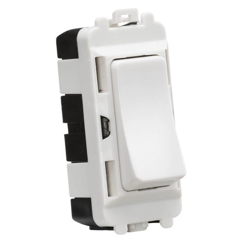 20AX 2 Way SP Grid Module - White by Meteor Electrical 