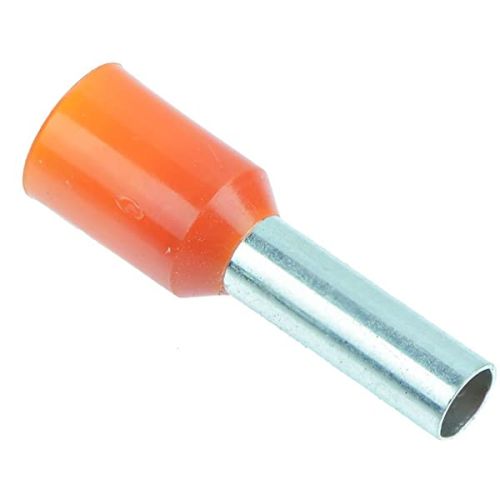 Unicrimp Bootlace Ferrule Single 4mm Orange