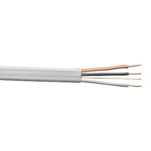 PVC/PVC 1.0mm 3 Core & Earth Cable (100m coil)