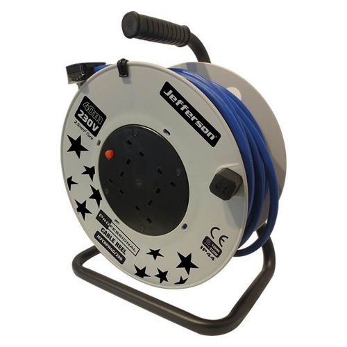 40m  Cable Reel 230V  by Meteor Electrical 