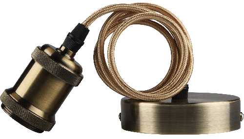 Kosnic Calla, Pendent fitting, bronze, E27
