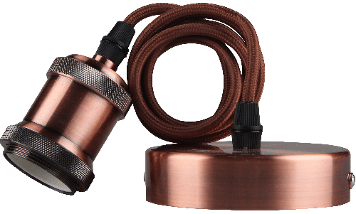 Kosnic Calla, Pendent fitting, red bronze, E27
