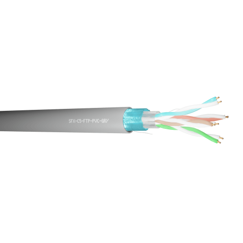 Cat5e 4pr FTP
SFX/C5-FTP-PVC-GRY-305
