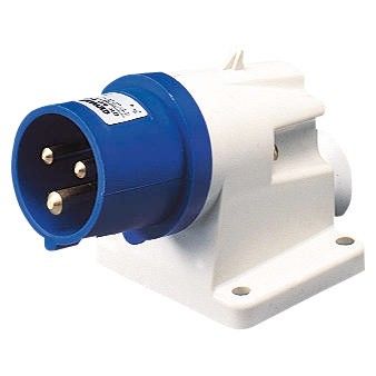 Angled Appliance Inlet - 230V  by Meteor Electrical 