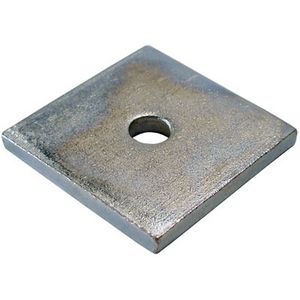 M8x40x40x5mm Square Plate Washer Zinc Plated