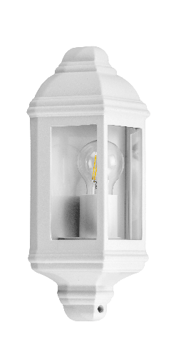 Kosnic Dalby wall latern with E27 lamp holder, standard White