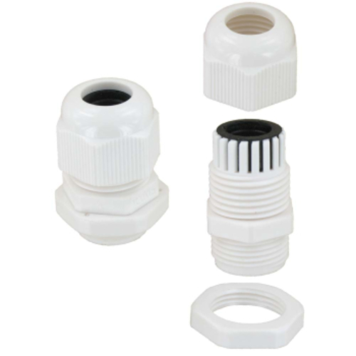 Deligo 20mm Nylon Gland IP68 (6-12) White