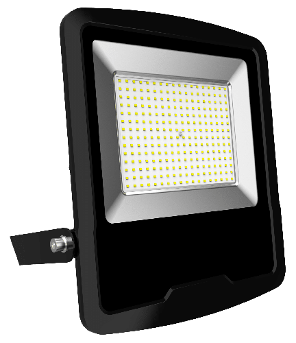 Kosnic Della flood light IP65 80W asymmetric 4000K Black