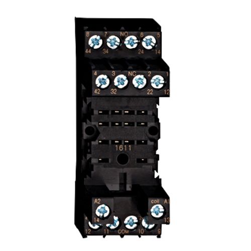 DIN Rail Socket for PT5 Relay by Meteor Electrical