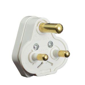 5 Amp White Plug Top
