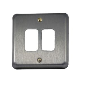 MK 2 Gang Front Plate