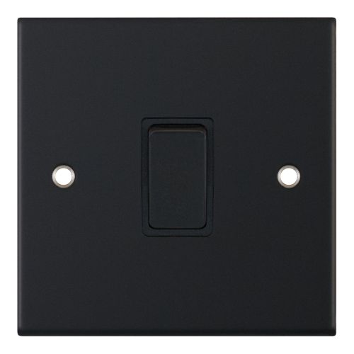 Selectric 20A DP Switch Matt Black with Black Insert
