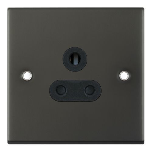 Selectric 5 Amp Round Pin Socket 3 Pin Unswitched Dark Bronze