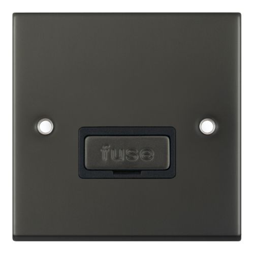 Selectric 13 Amp Fused Connection Unit Unswitched Dark Bronze