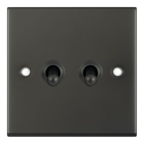 Selectric 10 Amp 2 Gang 2 Way Toggle Switch Dark Bronze 