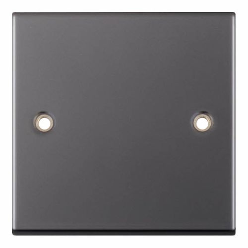 Selectric 1 Gang Blanking Plate Black Nickel