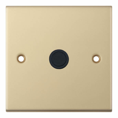 Selectric 20 Amp Cable Outlet with Centre Entry Satin Brass