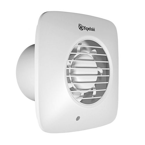 DX100BTS Simply Silent DX100B 4"/100mm Square Bathroom Fan With