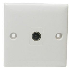 Edison 1 Gang TV Socket