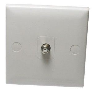 Edison 1 Gang Satellite Socket