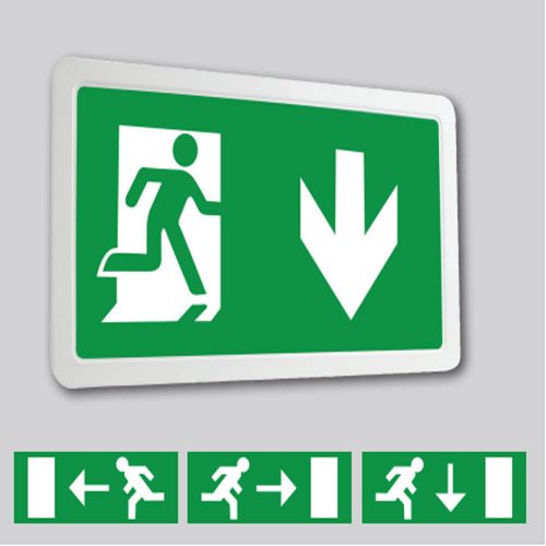 Emergency Exit Box C/W Legend with Meteor Electrical 