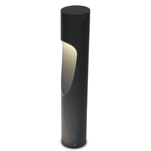 Kosnic Forbury Aluminium Die-cast Bollard integrated LED Black