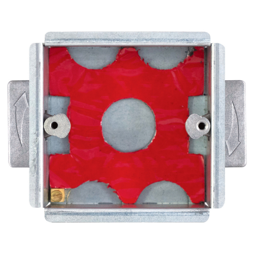 Selectric 1 Gang 35mm Galvanised Steel Back Box
