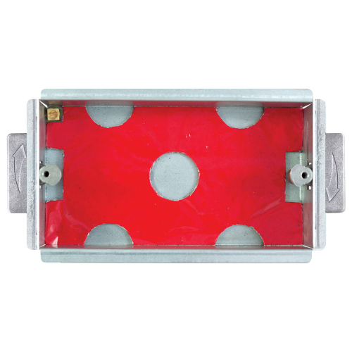 Selectric 2 Gang 35mm Galvanised Steel Back Box
