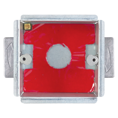 Selectric 1 Gang 47mm Galvanised Steel Back Box