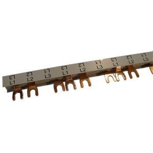 Triple Pole Fork Type Busbar 57 Modular 10mm