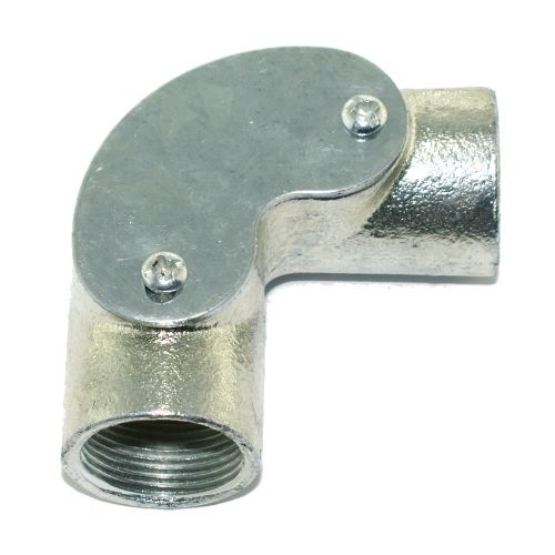 Galvanised Inspection Elbow 25mm by Meteor Electrical