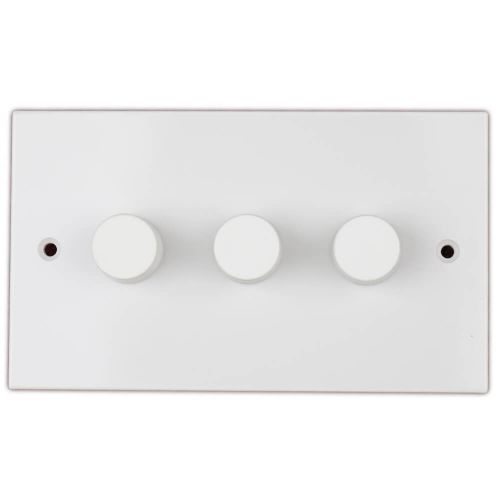3 Gang LED Dimmer Switch by Meteor Electrical 