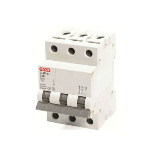 Garo 16 Amp Triple Pole (Type C) MCB