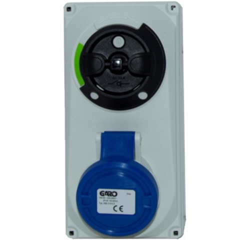 GARO 16A 3 Pole 100/130V Switched Socket
