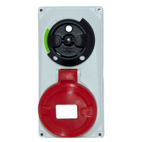 GARO 16A 5 Pin 400V Switched Interlocked Socket IP44