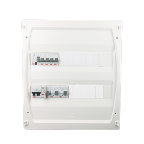 GARO Consumer Unit Main MCB, 5 MCB, RCD, 2 RCBO & Surge