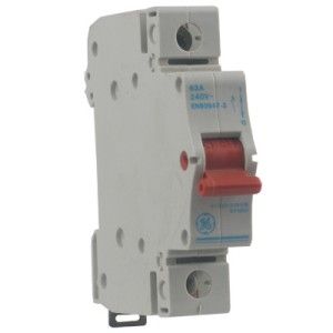 GE 63AMP 1 POLE ISOLATOR