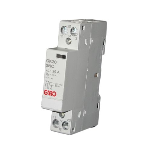 Garo 20A 2P NC Modular Contactor