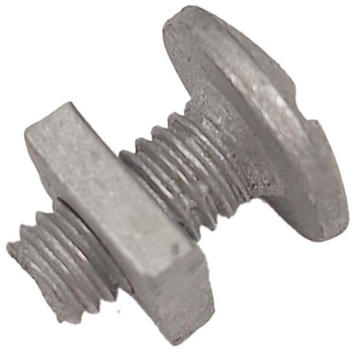 Deligo M6 X 12 Hot Dipped Galv Roofing Bolt & Square Nut