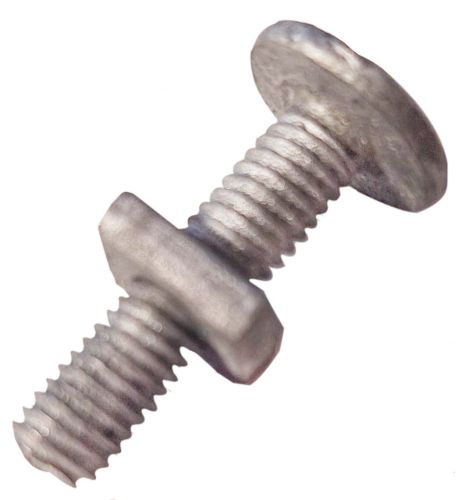 Deligo M6 X 25 Hot Dipped Galv Roofing Bolt & Square Nut