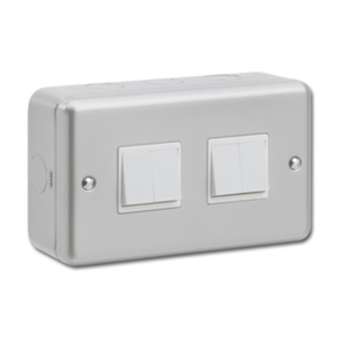 4 Gang 2 way 10AX Metal Clad Switch