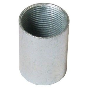 Galvanised Straight Coupler 25mm