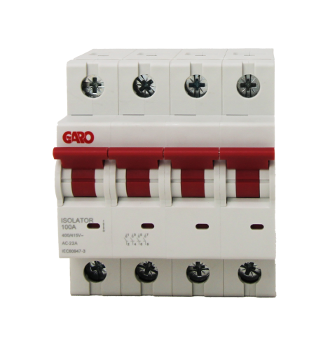 GSV4100 100A 4 Pole Isolator Switch (4 Module)